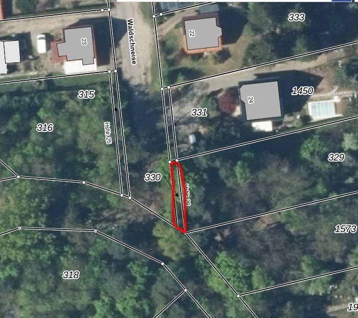 Brandenburg Zossen-Wünsdorf: Restfläche