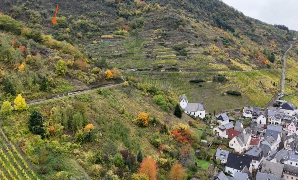 Ungefähre Lage zu Sankt Aldegund