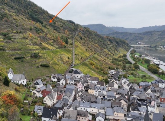 Ungefähre Lage zu Sankt Aldegund