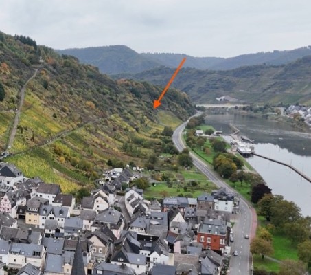 Ungefähre Lage zu Sankt Aldegund